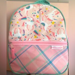 Stephen Joseph All Over Print Lunch Box, Pink Unicorn Kids Backpack Lunch Box